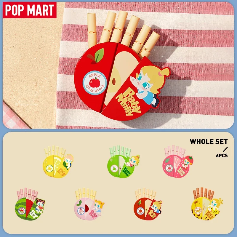 POP MART Baby Molly Fruity Aroma Series-набор коробок для хранения с магнитным уплотнительным зажимом, слепая коробка, загадочная коробка, кавайные украшения 
POP MART Baby Molly Fruity Aroma Series-набор коробок для хранения с магнитным уплотнительным зажимом, слепая коробка, загадочная коробка, кавайные украшения