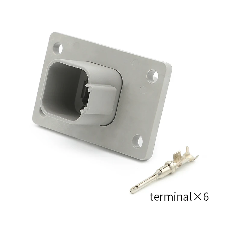 DT04-6P-L012 6-pin DEUTSCH automotive connector male head with flange original waterproof with male terminal 1060-16-0122
DT04-6P-L012 6-pin DEUTSCH automotive connector male head with flange original waterproof with male terminal 1060-16-0122
