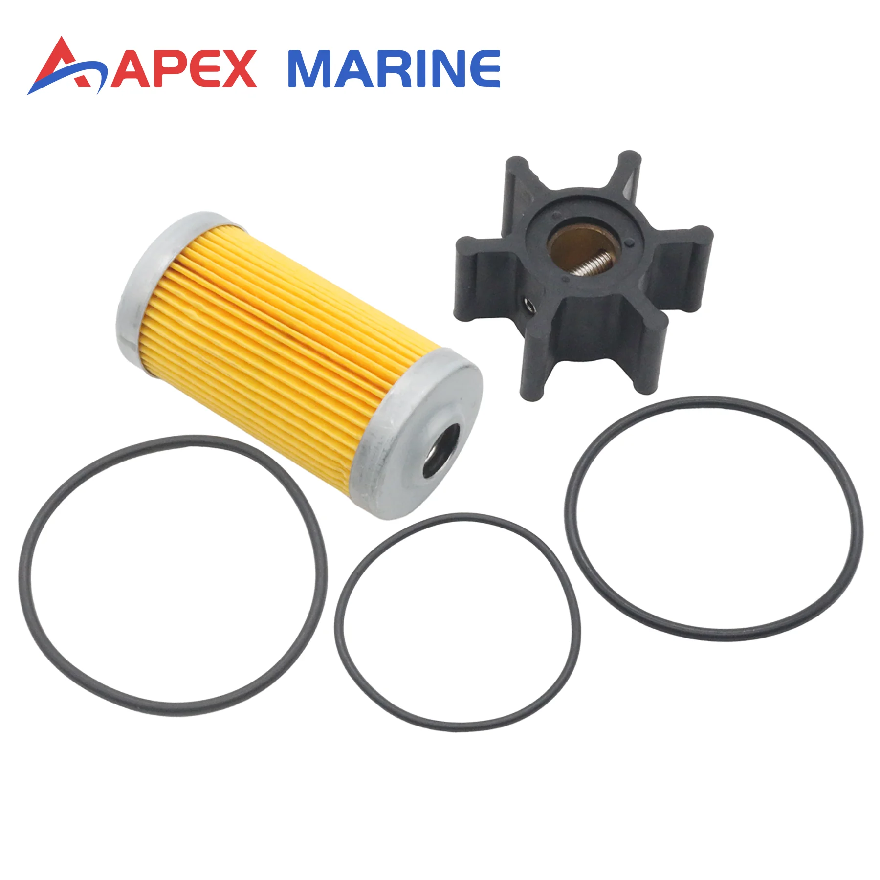128991-42200 Impeller with Fuel Filter Maintenance Set for Yanmar Marine Motor Cooling Sea Water Pumps 128377-42500 128397-42500
128991-42200 Impeller with Fuel Filter Maintenance Set for Yanmar Marine Motor Cooling Sea Water Pumps 128377-42500 128397-42500