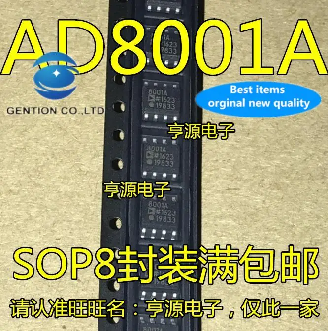 10 шт. 100% оригинал, новый в наличии AD8001AR AD8001ARZ AD8001 чип усилителя
10 шт. 100% оригинал, новый в наличии AD8001AR AD8001ARZ AD8001 чип усилителя