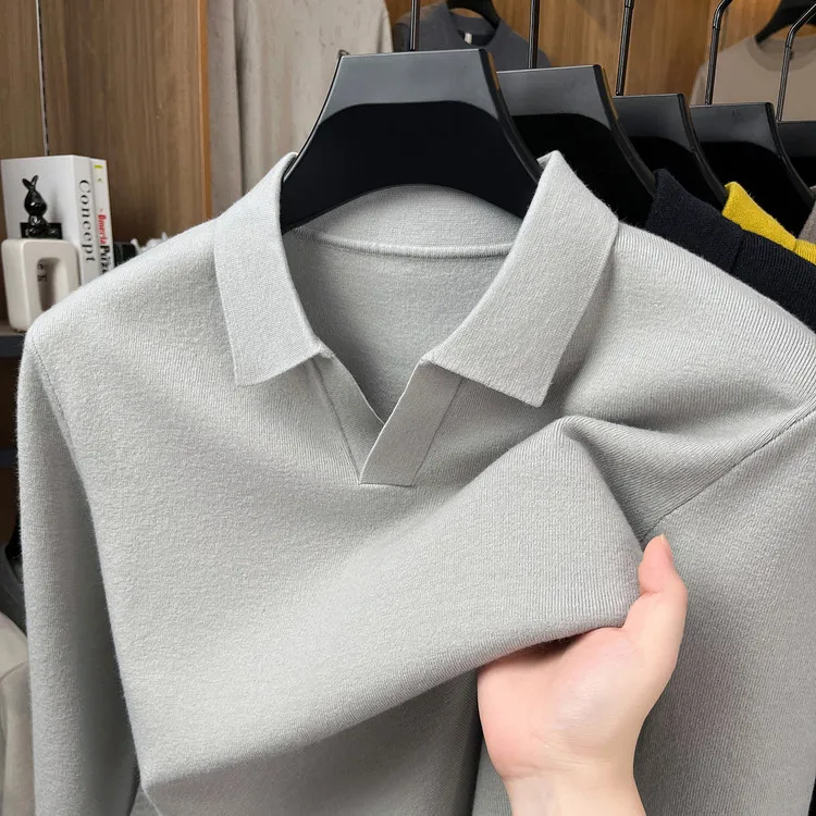 Paul cher Collar Thiened Woolen Sweater for Men Busin Casual Knitted irt Warm Ciwalk Winter Long Sve
Paul cher Collar Thiened Woolen Sweater for Men Busin Casual Knitted irt Warm Ciwalk Winter Long Sve