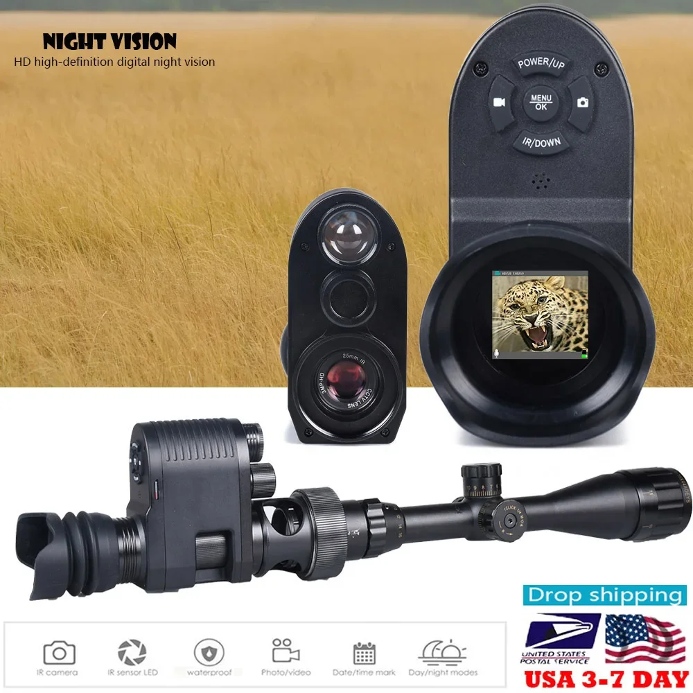 Scope Night Vision Device Optical HD Digital Imaging Full Color Day and Night NIght Vision Hunting Cameras Tactical Accessories
Scope Night Vision Device Optical HD Digital Imaging Full Color Day and Night NIght Vision Hunting Cameras Tactical Accessories