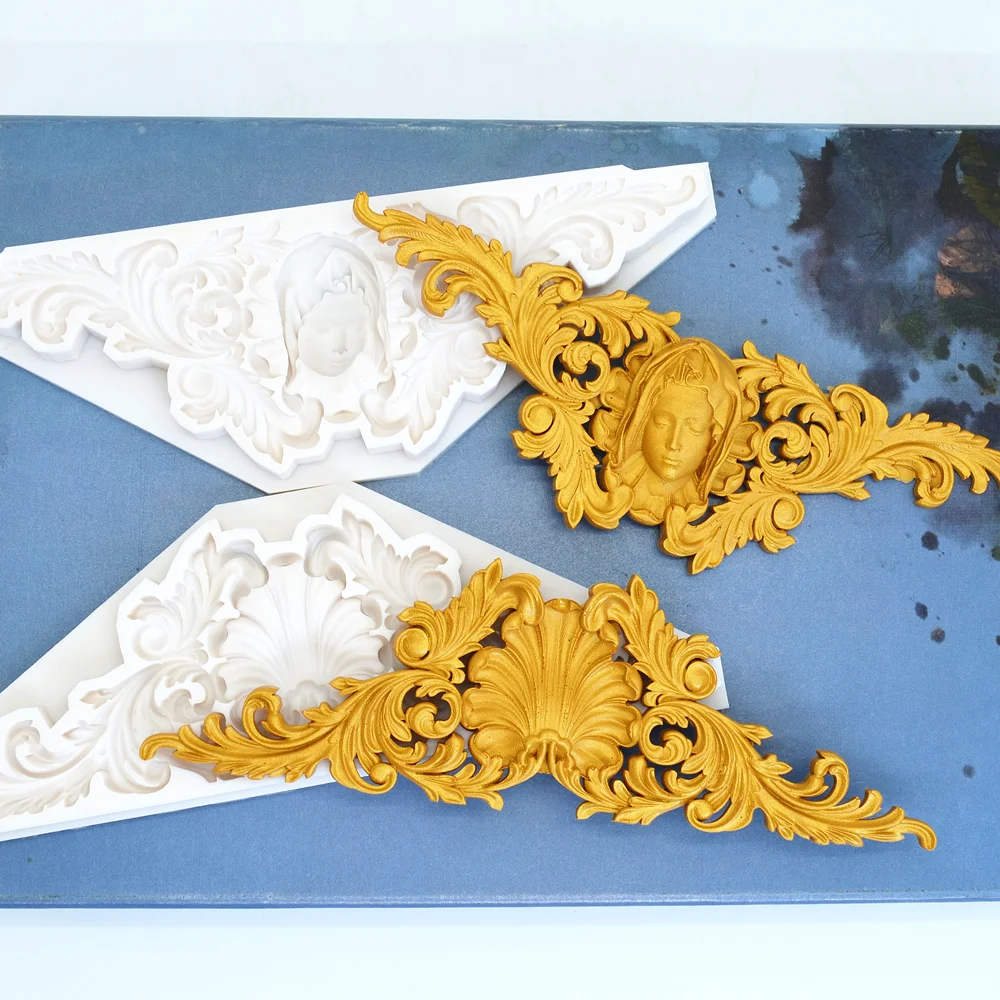European Style Silicone Mold Flower Relief Baking Cake Decorating Tools For DIY Plaster Chocolate Gumpaste Fondant Moulds
European Style Silicone Mold Flower Relief Baking Cake Decorating Tools For DIY Plaster Chocolate Gumpaste Fondant Moulds