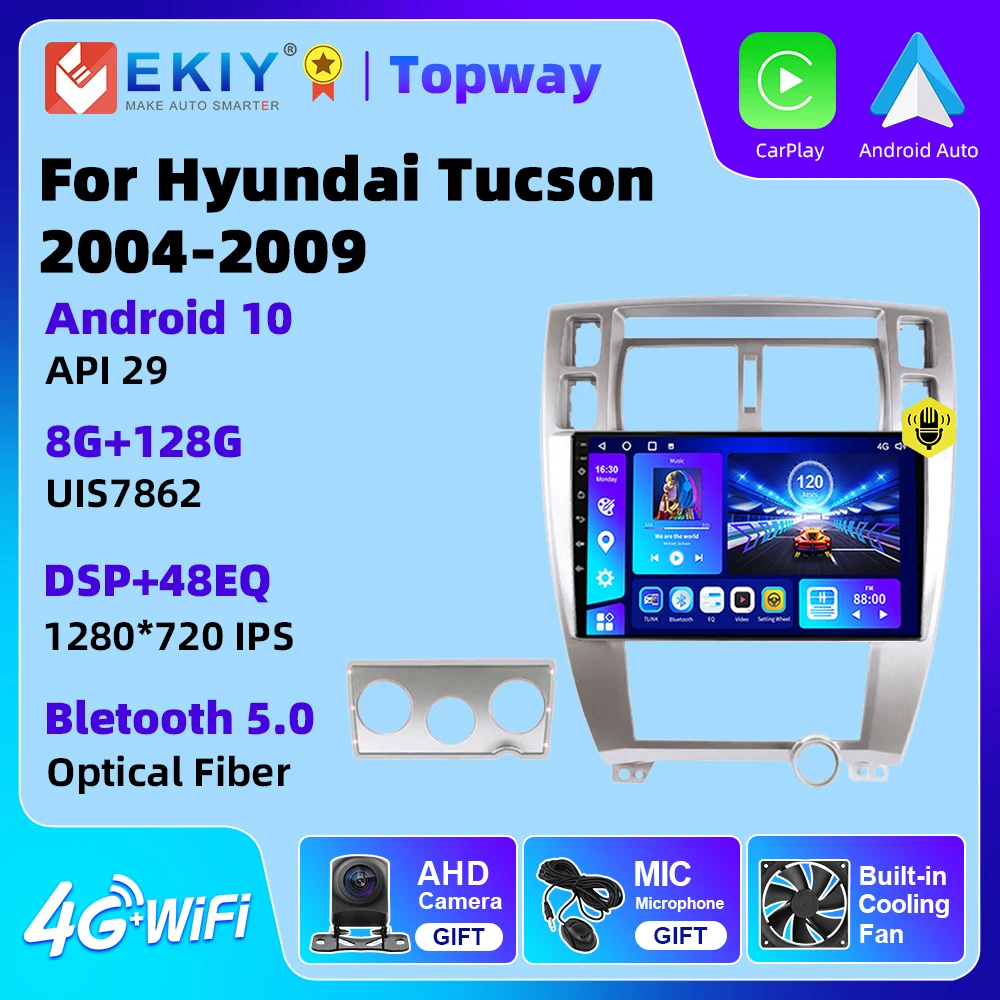 EKIY Car Radio Multimedia Video Player For Hyundai Tucson 2004-2009 Car Audio Navigation GPS Android Auto No 2din 2 din DVD
EKIY Car Radio Multimedia Video Player For Hyundai Tucson 2004-2009 Car Audio Navigation GPS Android Auto No 2din 2 din DVD