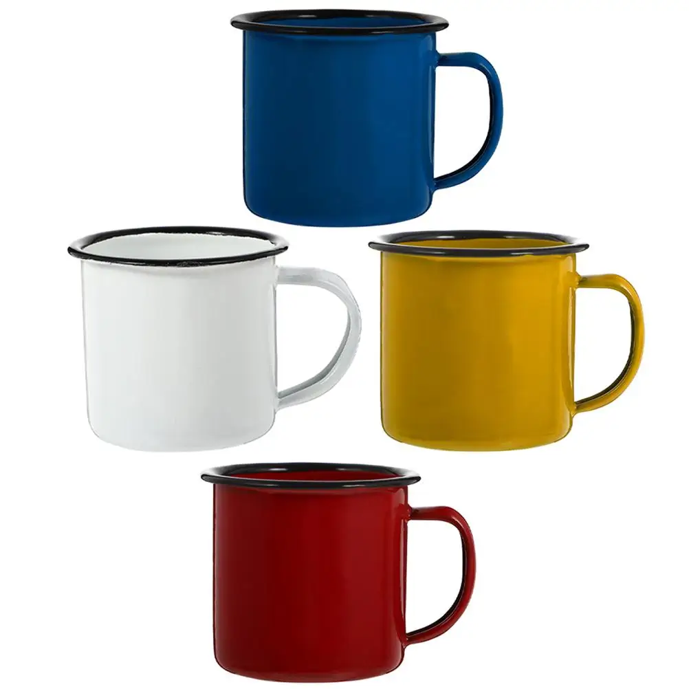 4 Pcs Enamel Drinking Cups Retro Style Safe Material Easy Clean Water Cup Coffee Tea Household Office Picnic Outdoor
4 Pcs Enamel Drinking Cups Retro Style Safe Material Easy Clean Water Cup Coffee Tea Household Office Picnic Outdoor
