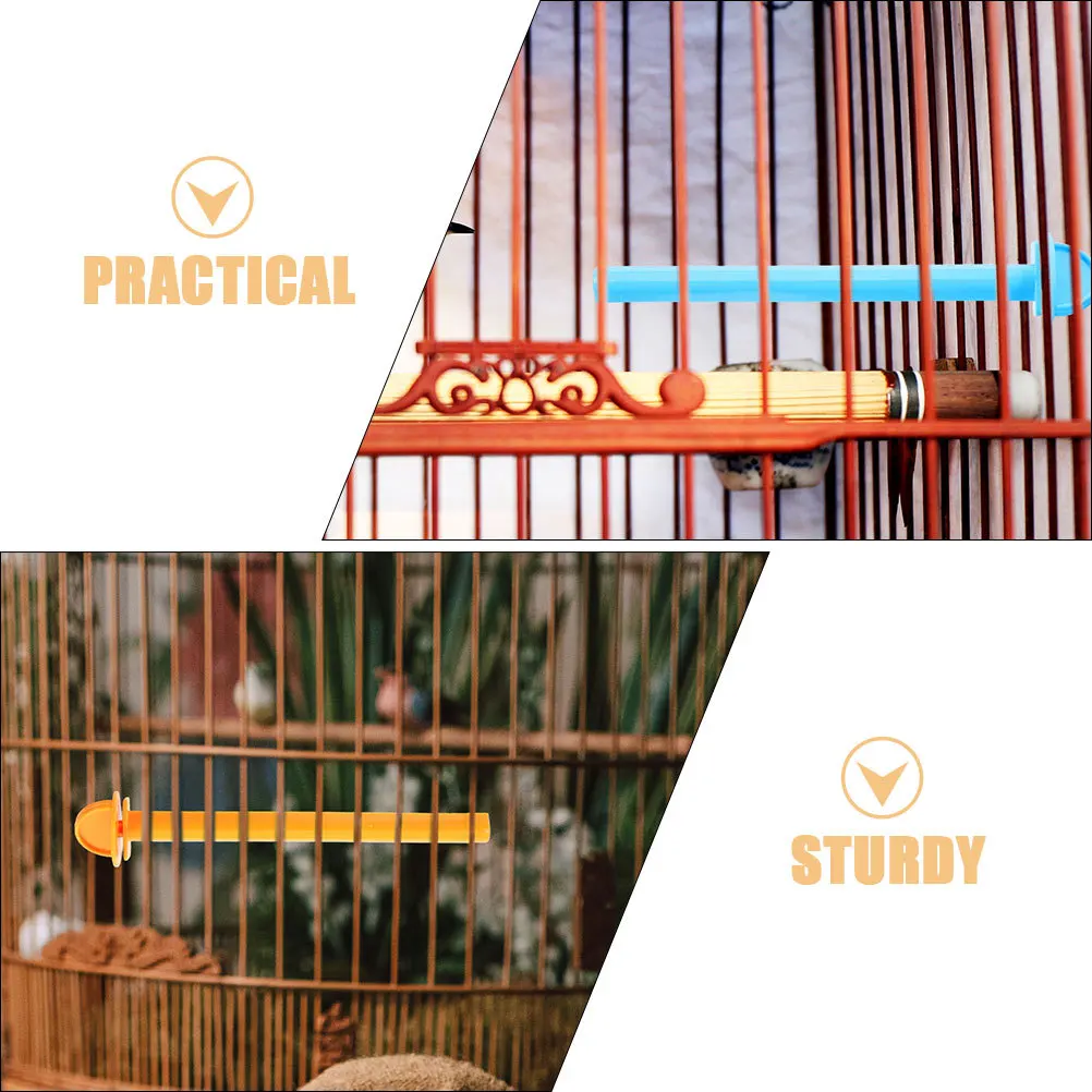 8pcs Plastic Perch Stand Parrot Perch For Bird Cage Accessories Multi-Functional Durable Rust-Resistant Safe Edges Easy Install
8pcs Plastic Perch Stand Parrot Perch For Bird Cage Accessories Multi-Functional Durable Rust-Resistant Safe Edges Easy Install
