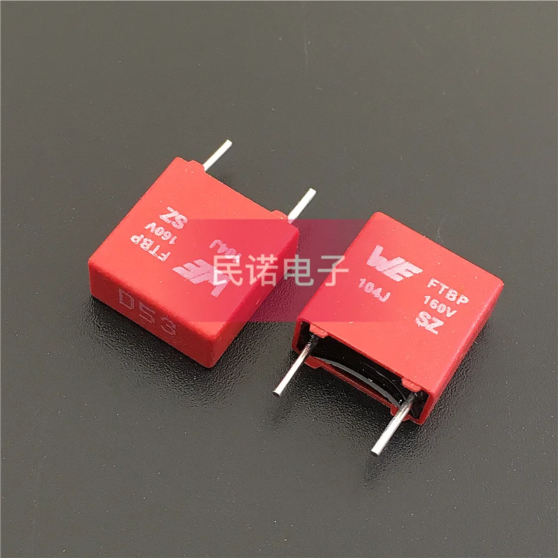100PCS/Safety regulation correction film capacitor 160V 0.1UF 160V 104 100NF pin pitch 7.5mm
100PCS/Safety regulation correction film capacitor 160V 0.1UF 160V 104 100NF pin pitch 7.5mm