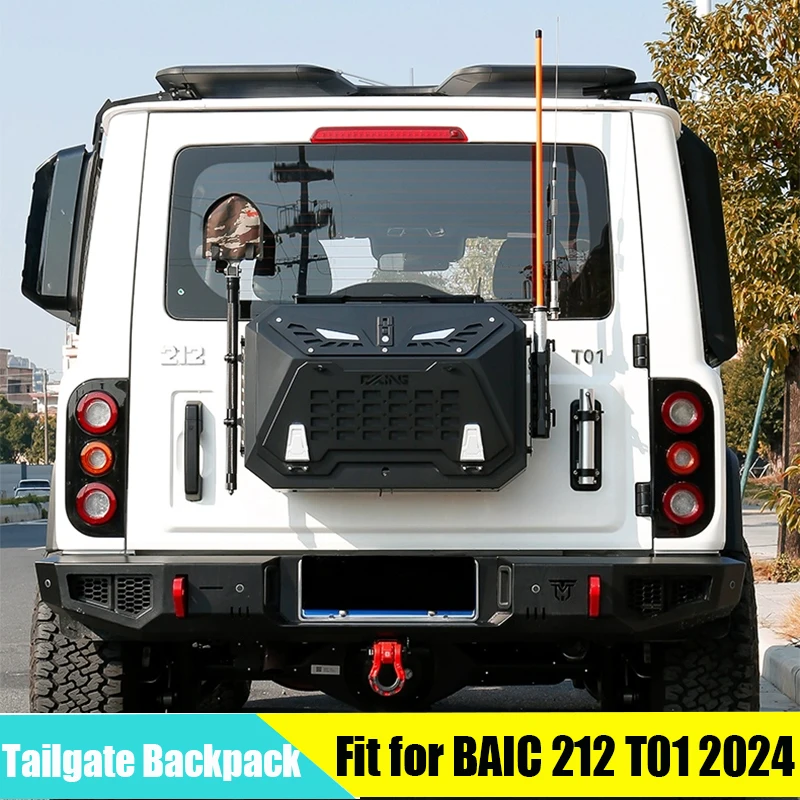 Car Tailgate Backpack Suitable for BAIC 212 T01 2024 2025 2026 Modified Auto Spare Tire Shell Multifunctional Expansion Box
Car Tailgate Backpack Suitable for BAIC 212 T01 2024 2025 2026 Modified Auto Spare Tire Shell Multifunctional Expansion Box