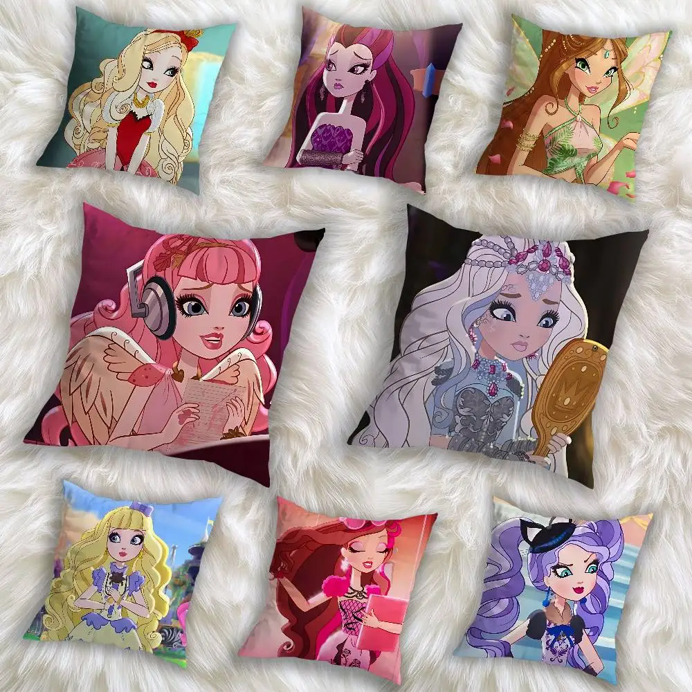 Princess E-Ever After High Pillow Case Square Double-Sided Printing Short Plush Sofa Cushion Cover Bedroom Bedside Pillow
Princess E-Ever After High Pillow Case Square Double-Sided Printing Short Plush Sofa Cushion Cover Bedroom Bedside Pillow
