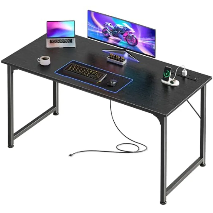 47 X 20 Inch Office Computer Desk with Power Outlets and USB-C Port Larger Gaming Desk for Home Office Study Bedroom Writing Wo
47 X 20 Inch Office Computer Desk with Power Outlets and USB-C Port Larger Gaming Desk for Home Office Study Bedroom Writing Wo