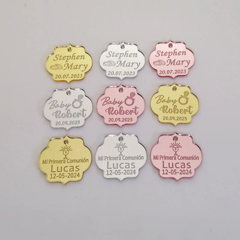 Personalized Engraved Text Name Acrylic Mirror Lantern Tags For Wedding Birthday Party Baby Baptism Decoration Favors Gifts
Personalized Engraved Text Name Acrylic Mirror Lantern Tags For Wedding Birthday Party Baby Baptism Decoration Favors Gifts