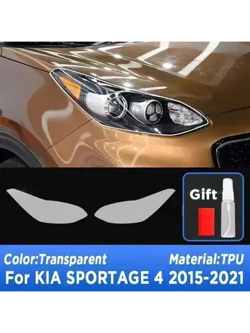 TPU Blackened Headlight Taillight Foglight Protective Film Headlight Tail Lamp Color Changing Films For KIA SPORTAGE 4 2015-2021