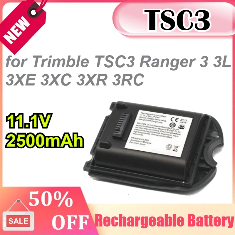 TSC3 11.1V 2500mAh for Trimble TSC3 Ranger 3 3L 3XE 3XC 3XR 3RC Industrial Survey Rechargeable Battery
TSC3 11.1V 2500mAh for Trimble TSC3 Ranger 3 3L 3XE 3XC 3XR 3RC Industrial Survey Rechargeable Battery