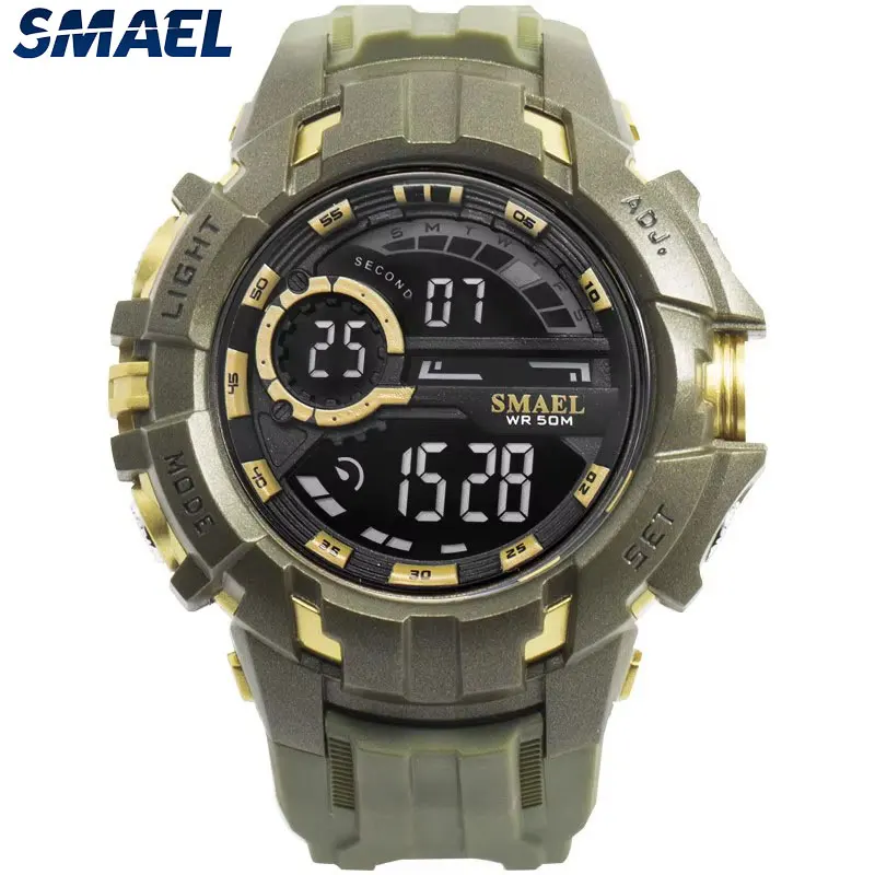 Men's Watches Digital Sports Electronics Man Watch LED BACK Light Waterproof 1610 Military Watches Digital Men's Wrist watch Kid
Men's Watches Digital Sports Electronics Man Watch LED BACK Light Waterproof 1610 Military Watches Digital Men's Wrist watch Kid