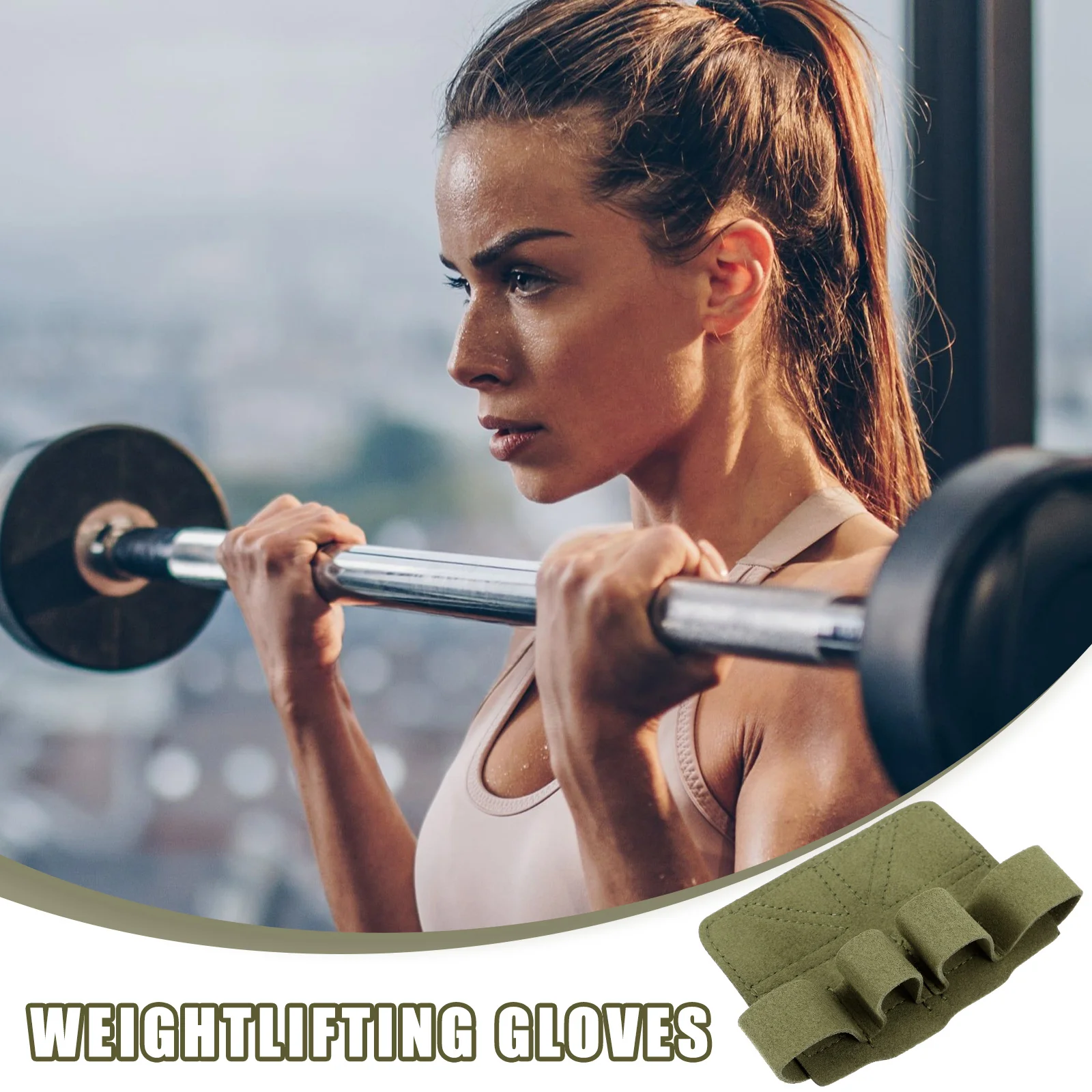 1 Pair Barbell Lifting Gloves Weightlifting Palm Protectors Non-Slip Grip For Gym Fitness Training Sports Hand Protection
1 Pair Barbell Lifting Gloves Weightlifting Palm Protectors Non-Slip Grip For Gym Fitness Training Sports Hand Protection