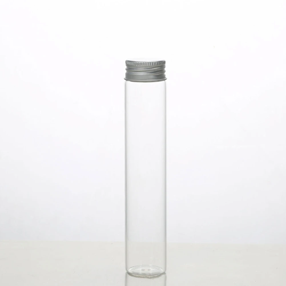 10 Pcs Aluminum Cap Glass Bottles Clear Screw Caps Empty for Mini Storage Vials Sample Containers Travel Portable
10 Pcs Aluminum Cap Glass Bottles Clear Screw Caps Empty for Mini Storage Vials Sample Containers Travel Portable