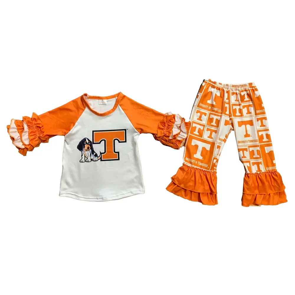 Fashion Toddler Girls School Team Outfit 3/4 Sleeves Fall Winter High Quality Wholesale Kids Clothing
Fashion Toddler Girls School Team Outfit 3/4 Sleeves Fall Winter High Quality Wholesale Kids Clothing