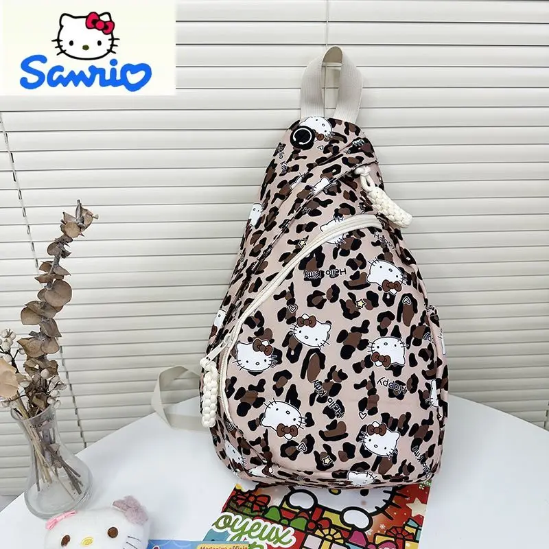 Sanrio модная нейлоновая сумка через плечо с рисунком Hello Kitty для женщин, милая и повседневная универсальная поясная сумка 
Sanrio модная нейлоновая сумка через плечо с рисунком Hello Kitty для женщин, милая и повседневная универсальная поясная сумка