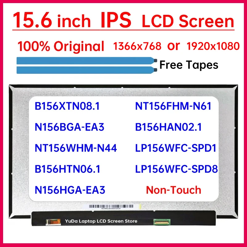 15,6-дюймовый ЖК-экран для ноутбука Lenovo IdeaPad 3-15ARE05 3-15IGL05 3-15IIL05 3-15IML05 3-15ITL05, матричная панель дисплея без сенсорного экрана
15,6-дюймовый ЖК-экран для ноутбука Lenovo IdeaPad 3-15ARE05 3-15IGL05 3-15IIL05 3-15IML05 3-15ITL05, матричная панель дисплея без сенсорного экрана