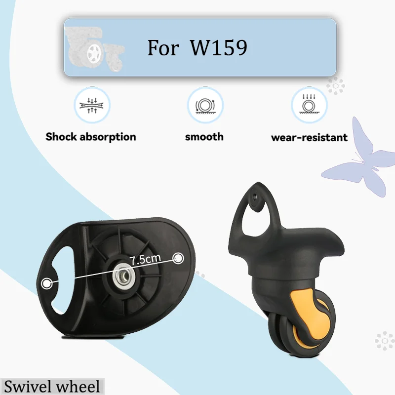 For W159 Ultra-Quiet Luggage Wheels Replacement Parts 360°Swivel Wheels Wear-Resistant & Pressure-Resistant Suitcase Replacement
For W159 Ultra-Quiet Luggage Wheels Replacement Parts 360°Swivel Wheels Wear-Resistant & Pressure-Resistant Suitcase Replacement