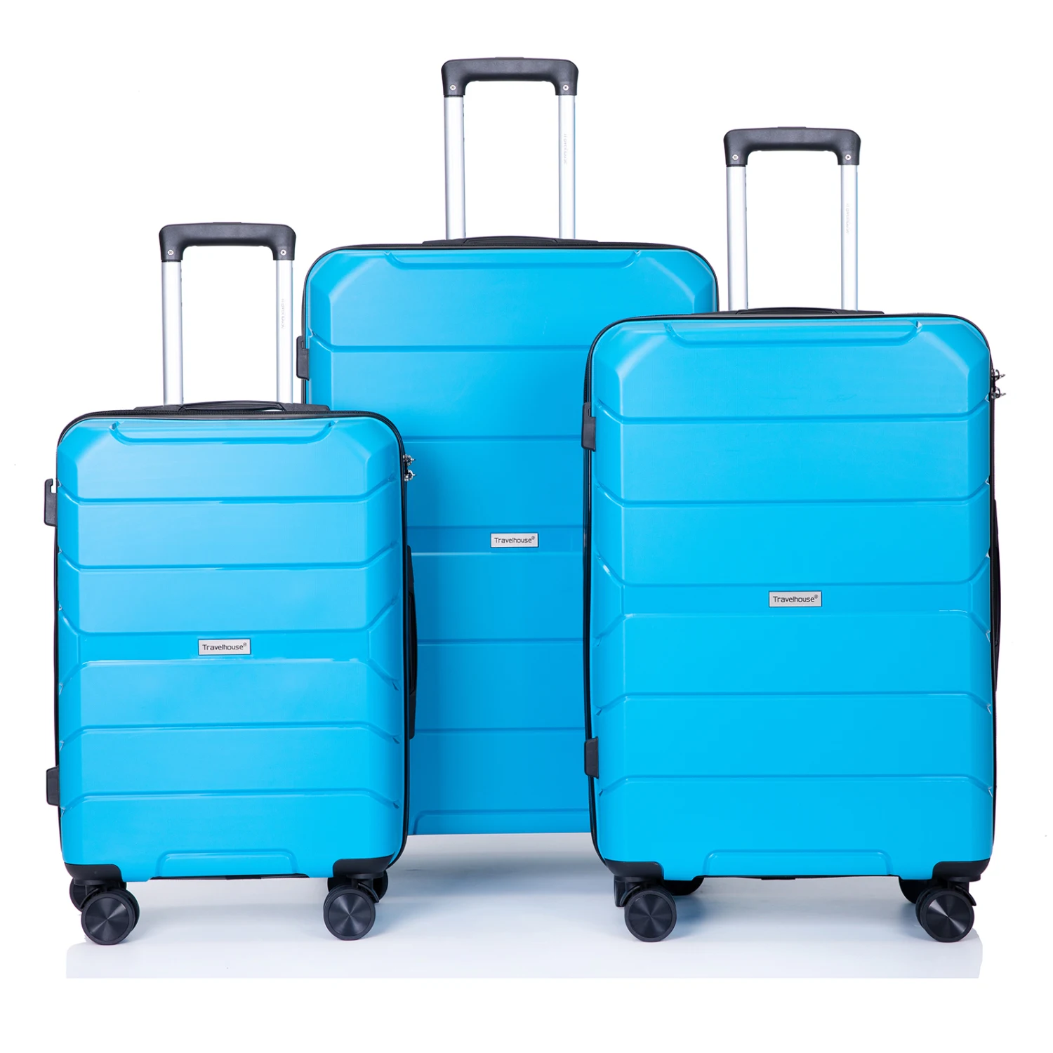 Hardshell Suitcase Spinner Wheels Lightweight Luggage Set with TSA Lock, 3-Piece (20/24/28) - Light Blue
Hardshell Suitcase Spinner Wheels Lightweight Luggage Set with TSA Lock, 3-Piece (20/24/28) - Light Blue