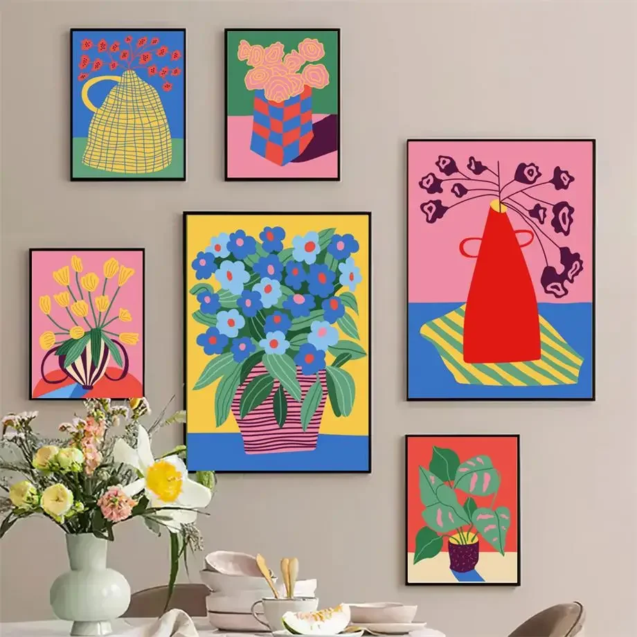 Abstract Flower Leaf Vase Indoor Gallery Wall Art Canvas Painting Colorful Botanical Poster Print Pictures For Living Room Decor
Abstract Flower Leaf Vase Indoor Gallery Wall Art Canvas Painting Colorful Botanical Poster Print Pictures For Living Room Decor