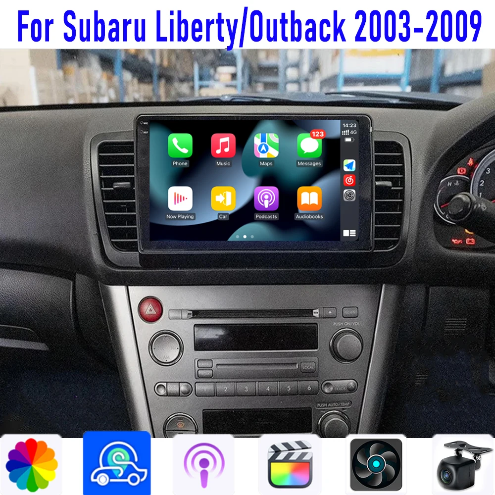 64GB GPS Car Radio 9'' For Subaru Liberty/Outback 2003-2009 Head Unit Wireless Apple Carplay Android Auto Camera Google Map WIFI
64GB GPS Car Radio 9'' For Subaru Liberty/Outback 2003-2009 Head Unit Wireless Apple Carplay Android Auto Camera Google Map WIFI