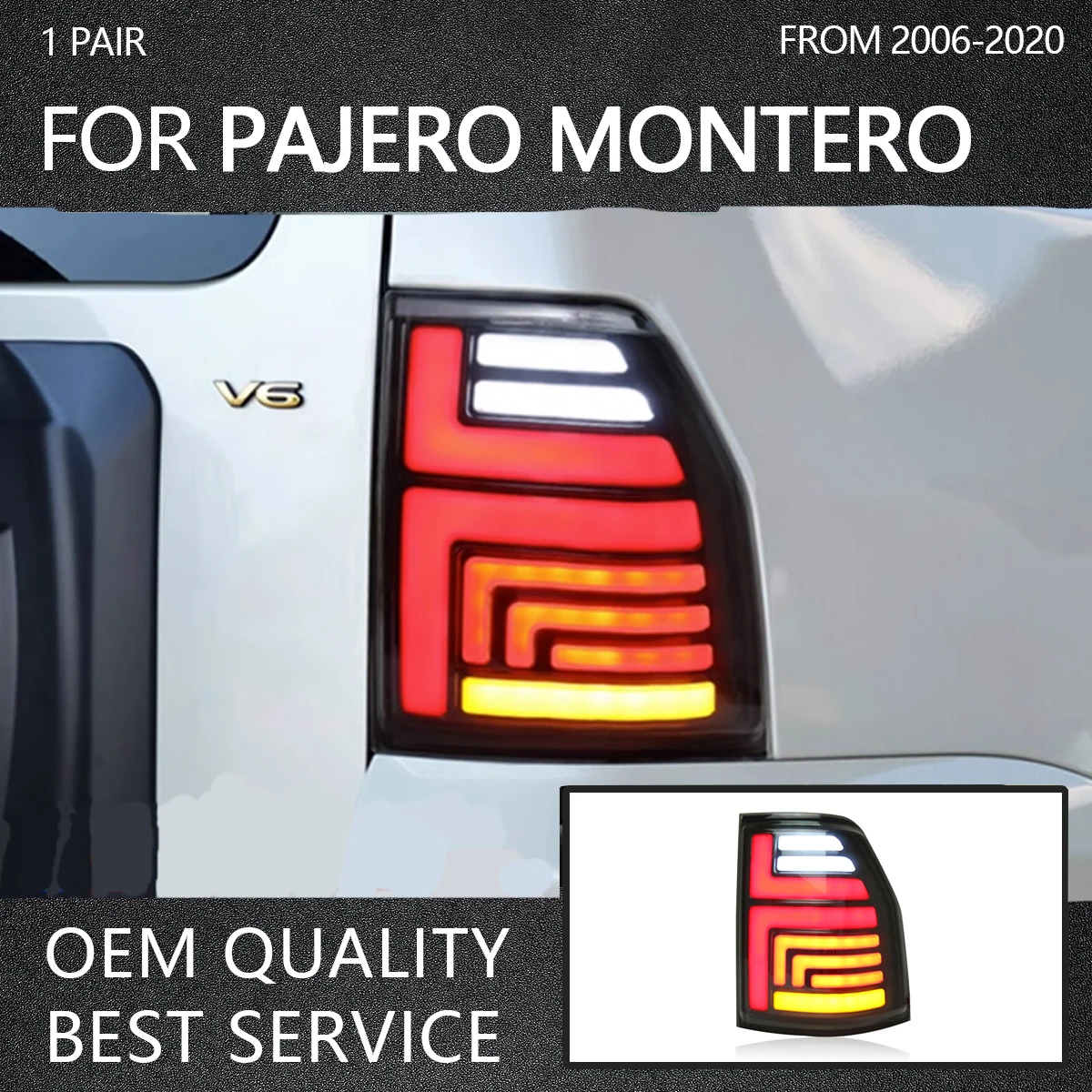 Задние фонари автомобиля для Mitsubishi Pajero Montero V93 V97 2006-2020 Ходовые огни заднего хода
Задние фонари автомобиля для Mitsubishi Pajero Montero V93 V97 2006-2020 Ходовые огни заднего хода