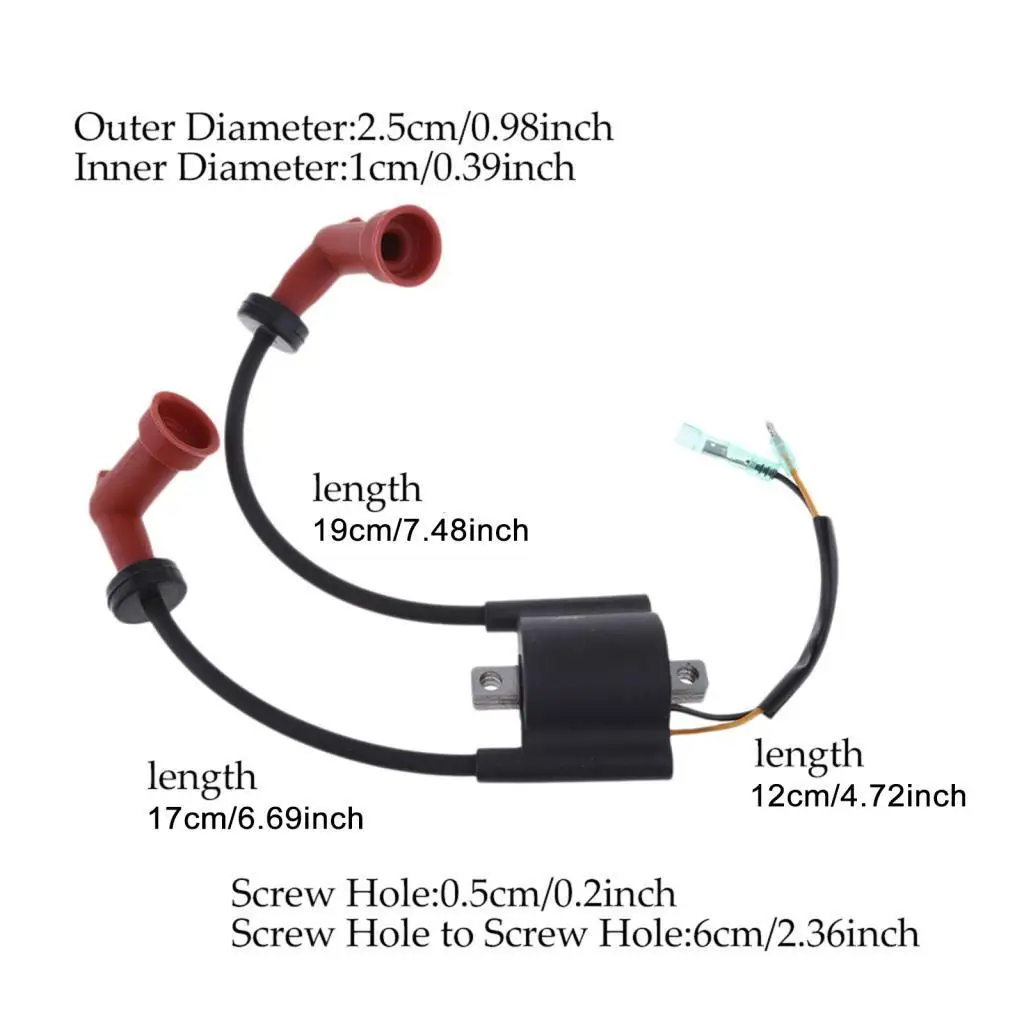 Motorcycle Electric System CDI Ignition Coil Assy Plastic for Yamaha 9.9HP 15HP 6B4 Outboard Two Stroke Engines
Motorcycle Electric System CDI Ignition Coil Assy Plastic for Yamaha 9.9HP 15HP 6B4 Outboard Two Stroke Engines