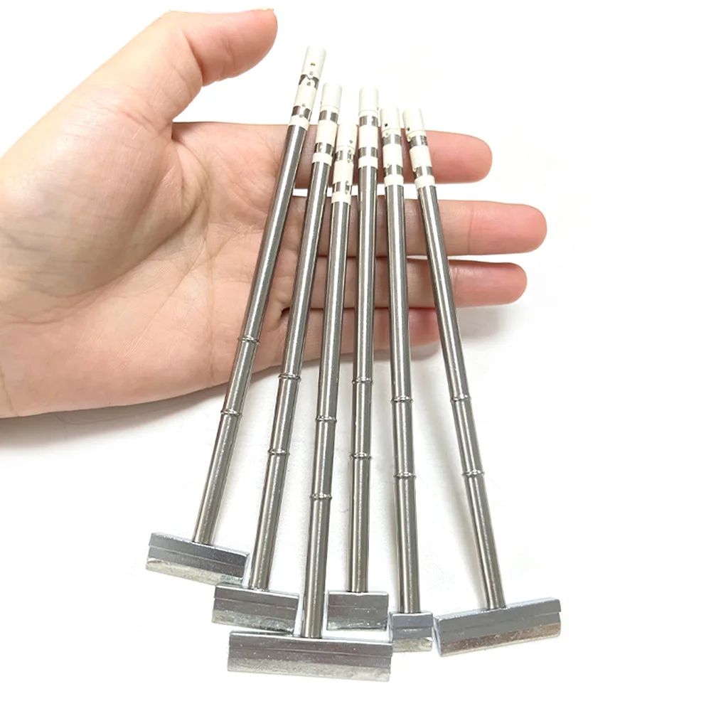 T12 Series Soldering Iron Tips 140mm Spatula Model Replacement Heater Solder Head Replaceable T12 Soldering Tool Accessories
T12 Series Soldering Iron Tips 140mm Spatula Model Replacement Heater Solder Head Replaceable T12 Soldering Tool Accessories