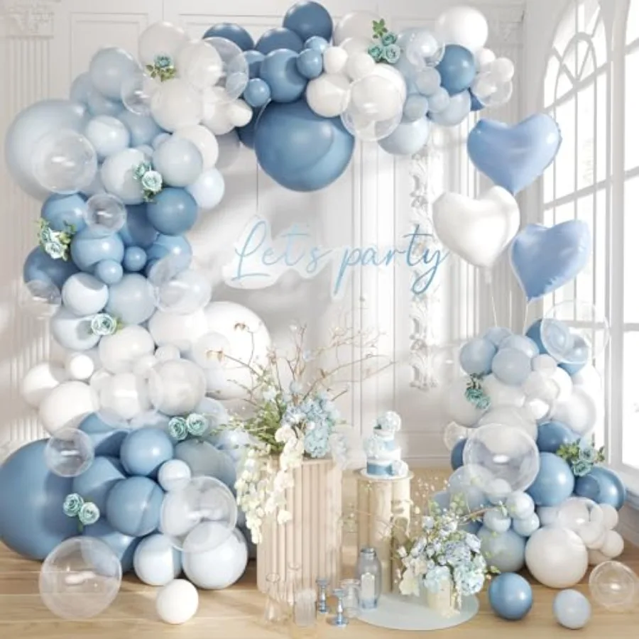 Balloon Arch Kit 155Pcs Light and Clear Balloons Different Size for Wedding Birthday Baby Shower Gender Reveal Bridal Party Dec
Balloon Arch Kit 155Pcs Light and Clear Balloons Different Size for Wedding Birthday Baby Shower Gender Reveal Bridal Party Dec