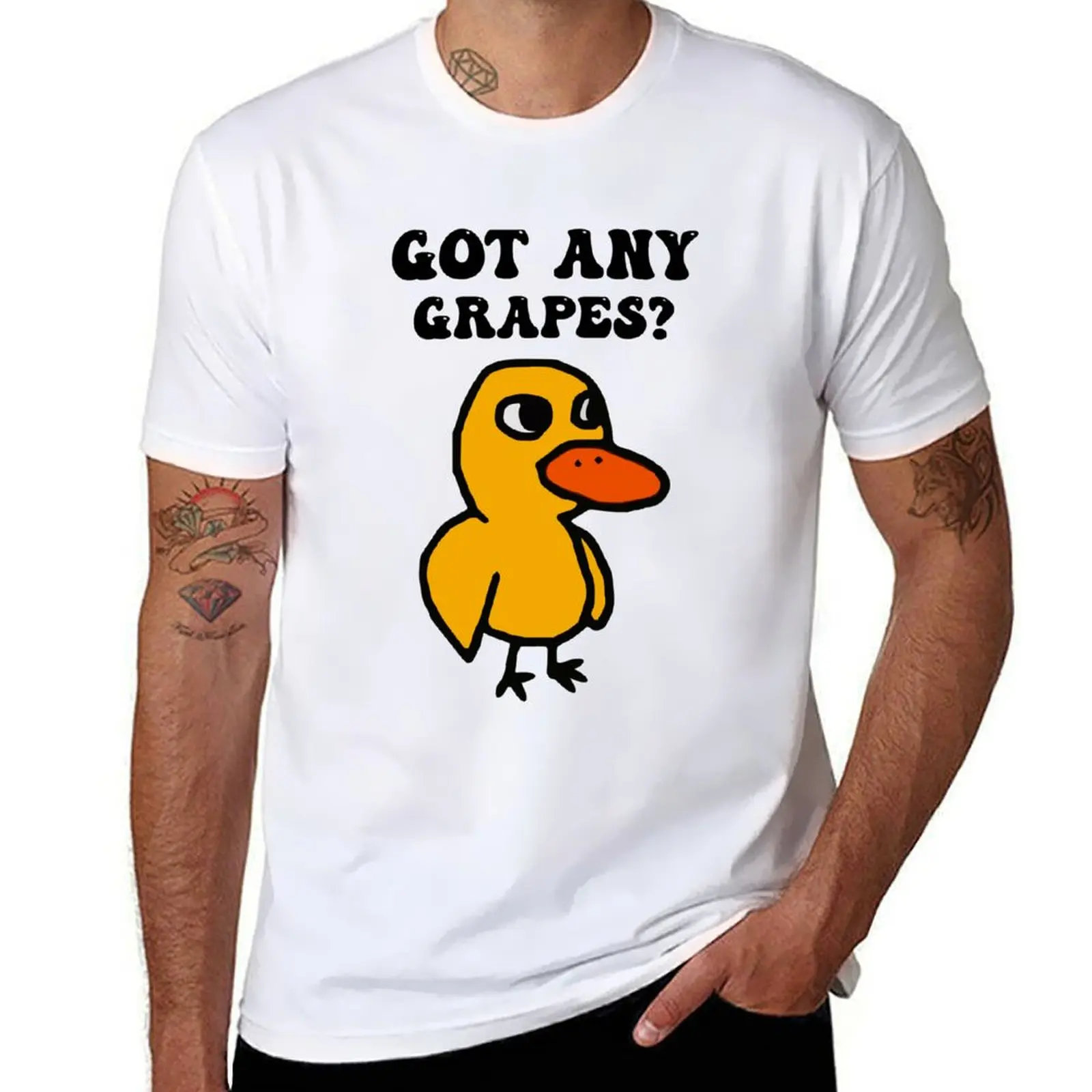 Got Any Grapes - The Duck Song T-Shirt man t shirt designer mens graphic t shirts T-Shirt
Got Any Grapes - The Duck Song T-Shirt man t shirt designer mens graphic t shirts T-Shirt