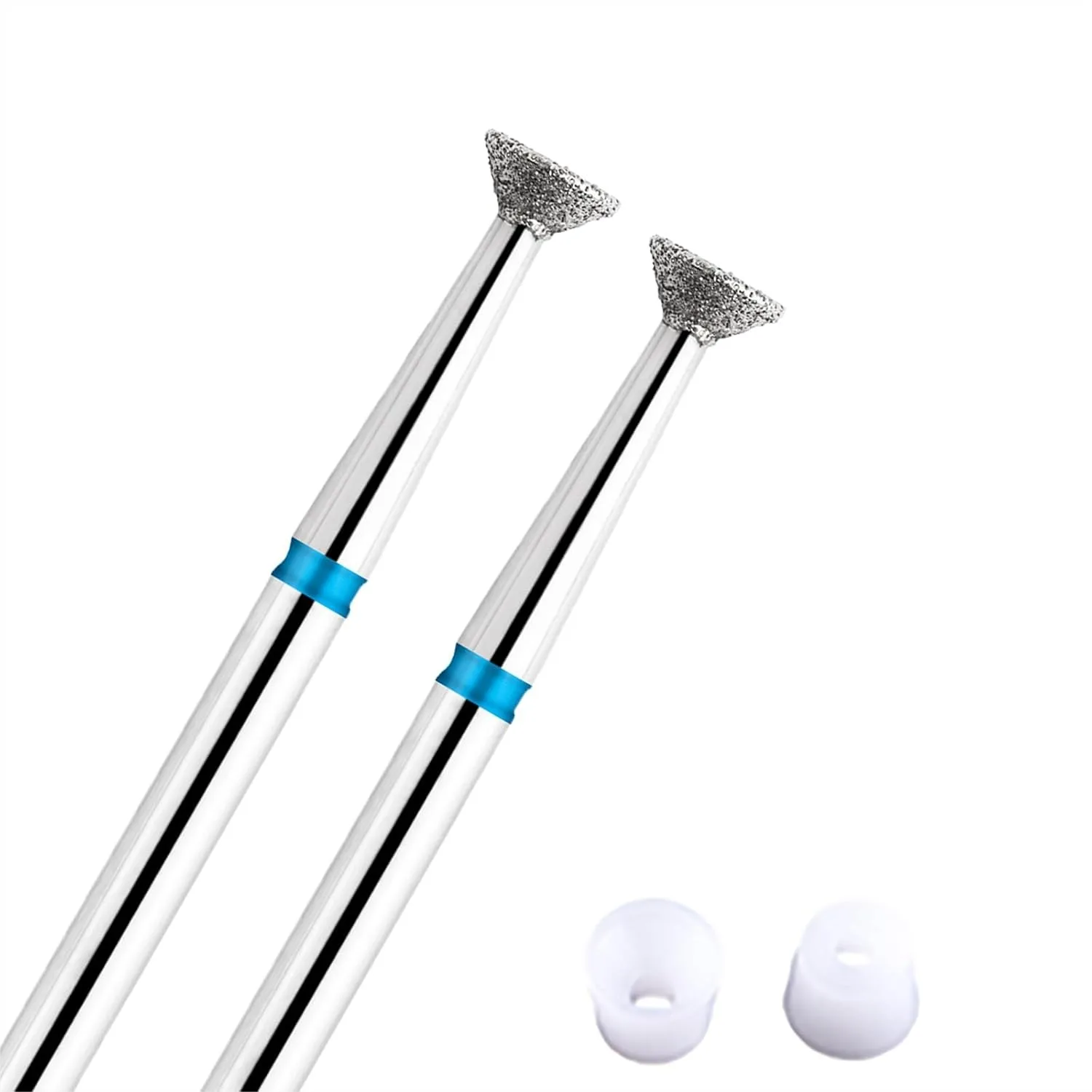 2Pcs Diamond Nail Drill Bits for Cuticle Removal with 3/32" Shank for Electric Nail File
2Pcs Diamond Nail Drill Bits for Cuticle Removal with 3/32" Shank for Electric Nail File