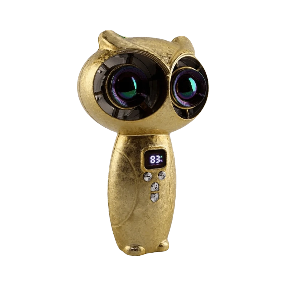 Turbo Mini Handheld Fan Strong Wind Quiet USB Rechargeable Fan Owl Shaped Lightweight Personal Cooling Fan for 3000mAh
Turbo Mini Handheld Fan Strong Wind Quiet USB Rechargeable Fan Owl Shaped Lightweight Personal Cooling Fan for 3000mAh
