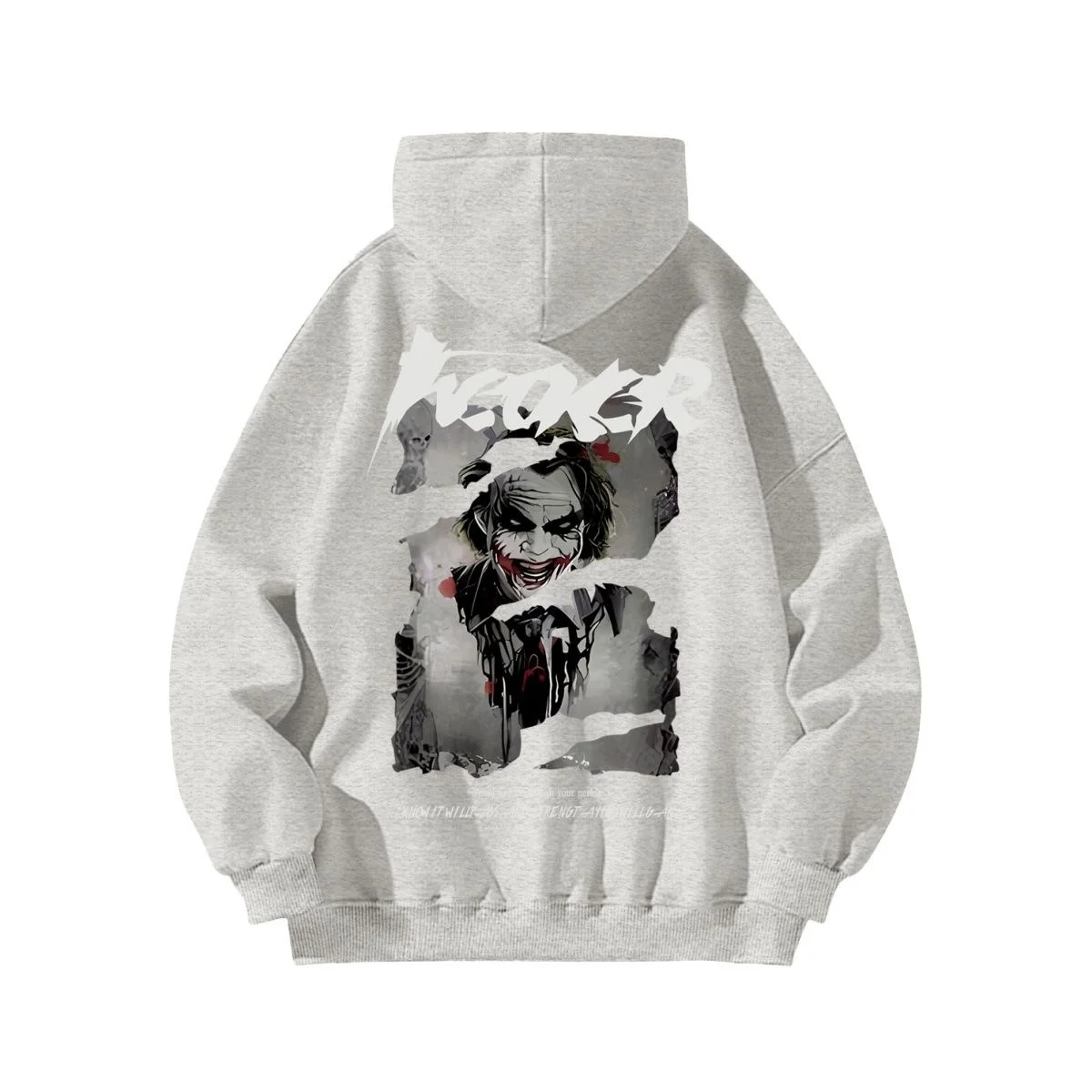 New High-quality Retro Trend Handsome Clown English Printed Hoodie Autumn and Winter Warm Men's and Women's Long Sleeves
New High-quality Retro Trend Handsome Clown English Printed Hoodie Autumn and Winter Warm Men's and Women's Long Sleeves