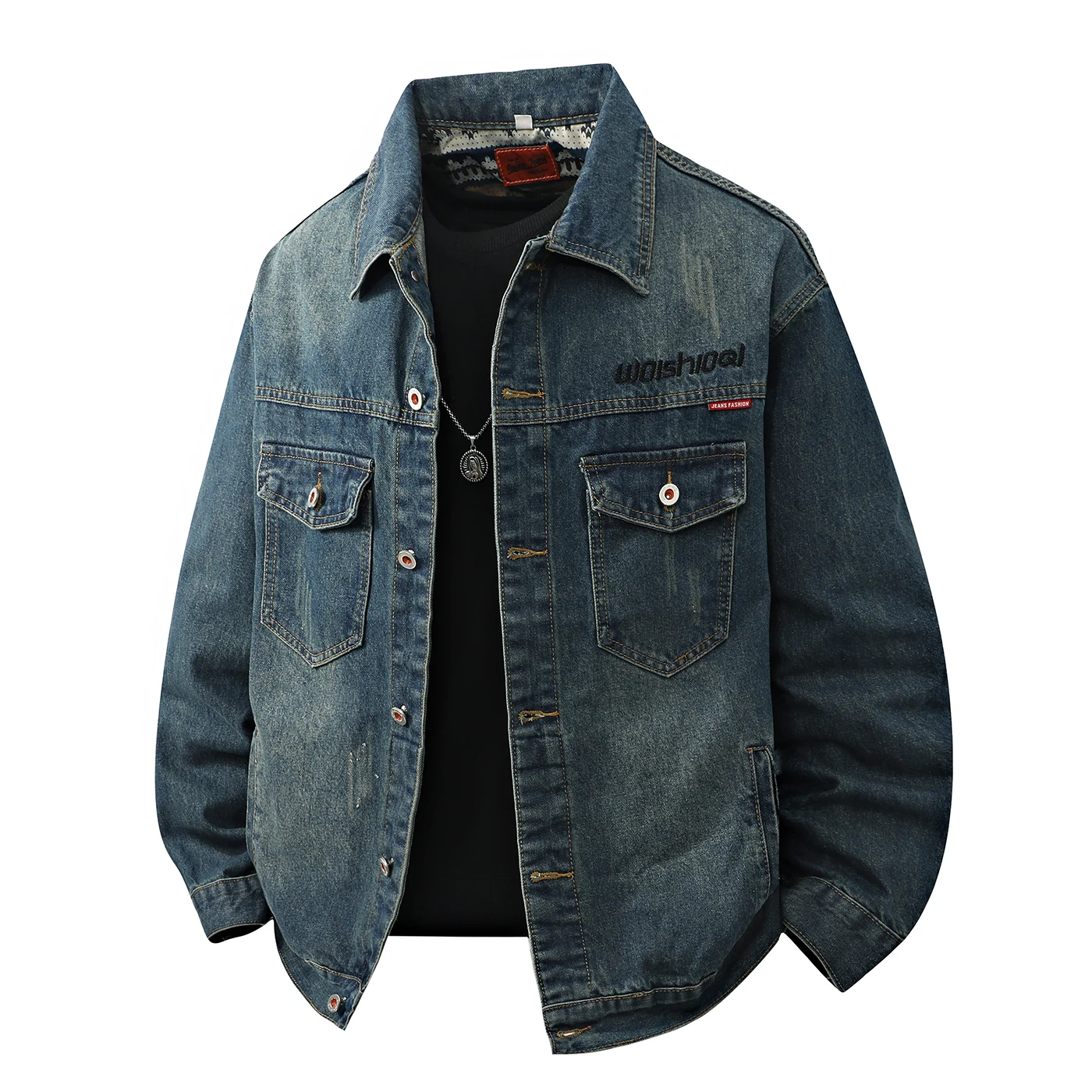 Высококачественная модная джинсовая куртка свободного кроя в стиле оверсайз для путешествий и повседневной носки
Высококачественная модная джинсовая куртка свободного кроя в стиле оверсайз для путешествий и повседневной носки