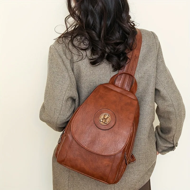 1pcs PU Double-shoulder Bag for Women Versatile New Urban Simple Large Capacity Shoulder Bag Casual Travel Small Backpack
1pcs PU Double-shoulder Bag for Women Versatile New Urban Simple Large Capacity Shoulder Bag Casual Travel Small Backpack