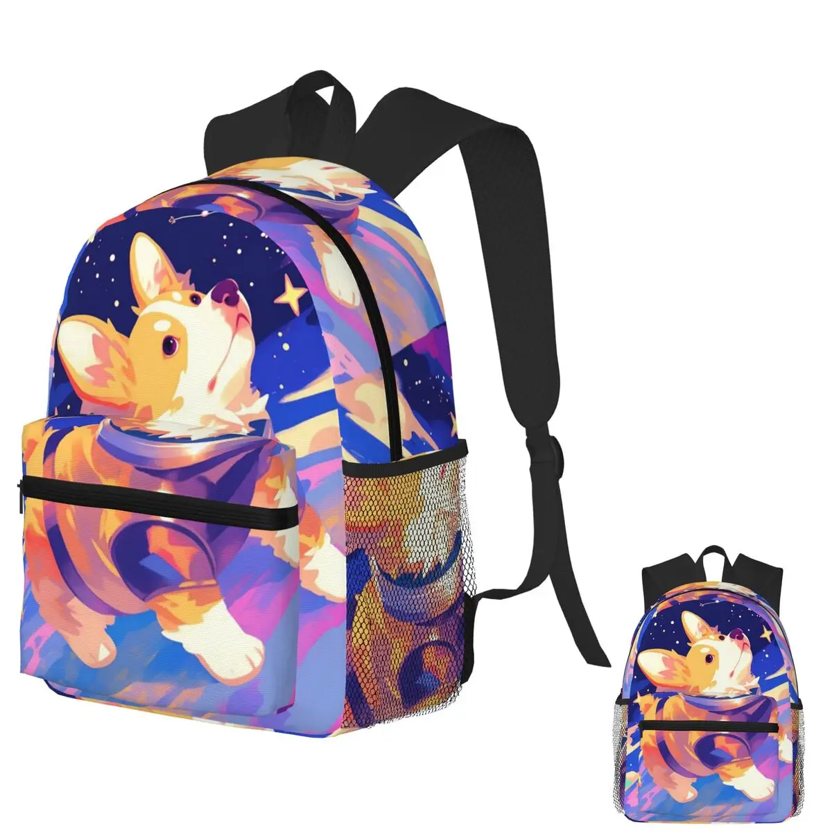 Celestial Corgi Student Backpack School Bag Hiking Travel Daypack for Boys Girls Fashion Bookbag Shoulder Bags
Celestial Corgi Student Backpack School Bag Hiking Travel Daypack for Boys Girls Fashion Bookbag Shoulder Bags