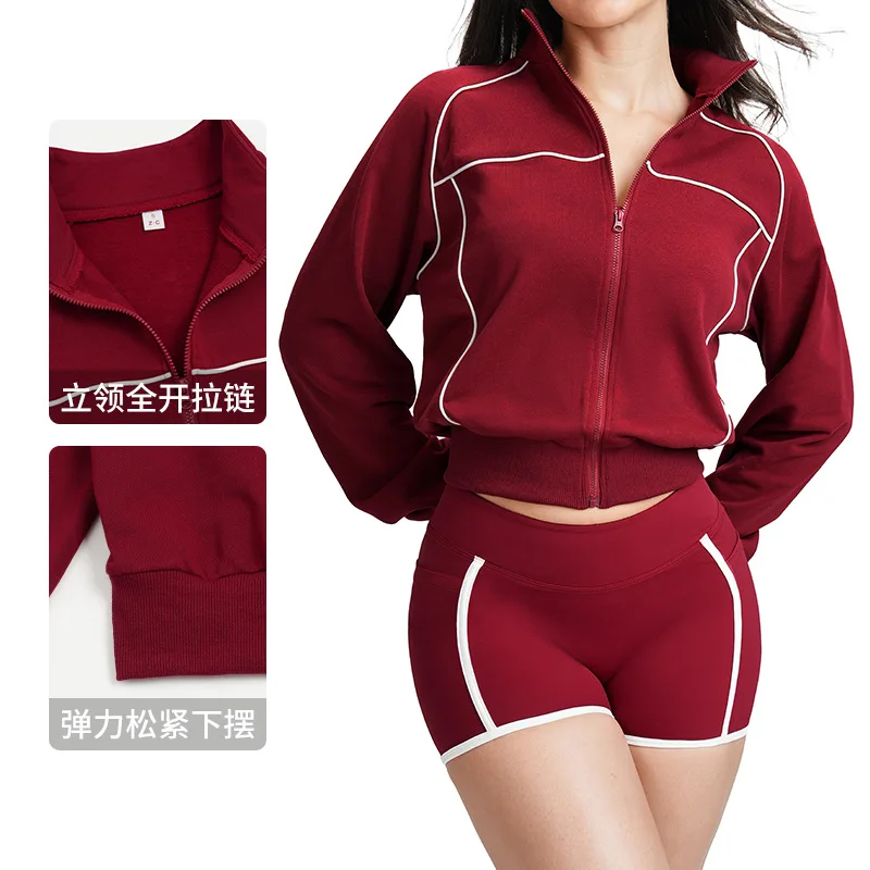 New Quick Drying Stand Up Collar Sports Jacket Women's Zipper Top Windproof Outdoor Running Fitness Long Sleeved Yoga Jacket
New Quick Drying Stand Up Collar Sports Jacket Women's Zipper Top Windproof Outdoor Running Fitness Long Sleeved Yoga Jacket