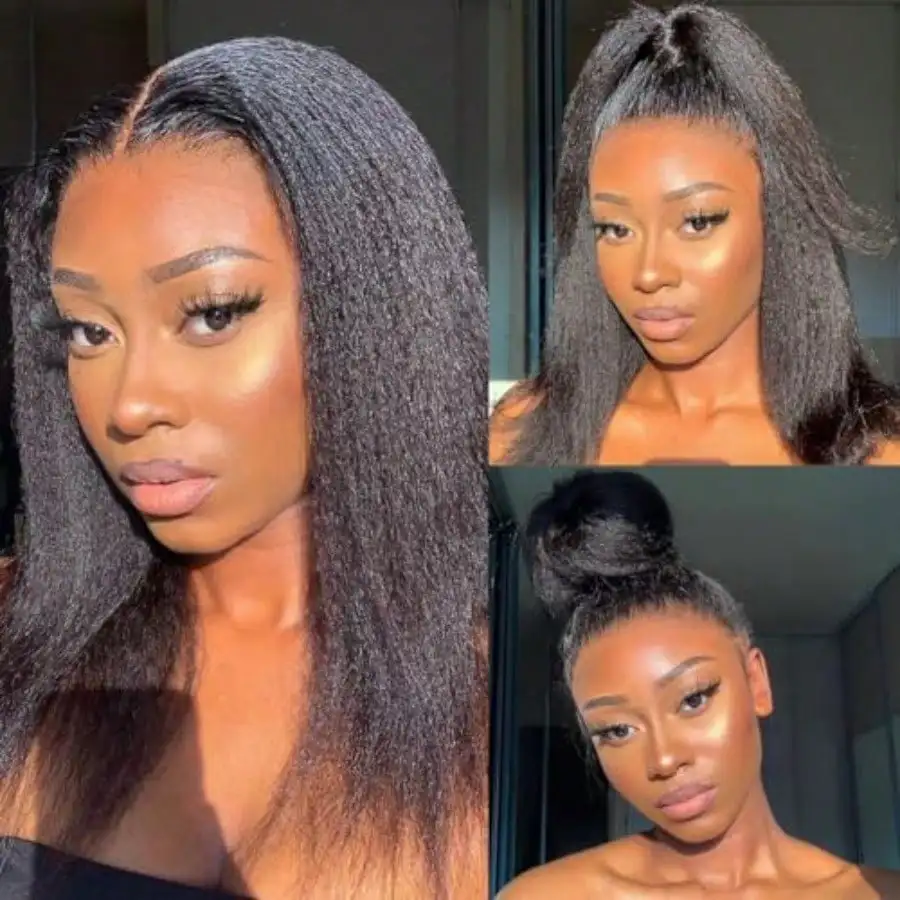 Фронтальная кружевная застежка 13x4 | Натуральные прямые волосы Kinky Straight, идеально подходят для повседневной носки и особых случаев, комфортны и придают естественный вид.
Фронтальная кружевная застежка 13x4 | Натуральные прямые волосы Kinky Straight, идеально подходят для повседневной носки и особых случаев, комфортны и придают естественный вид.