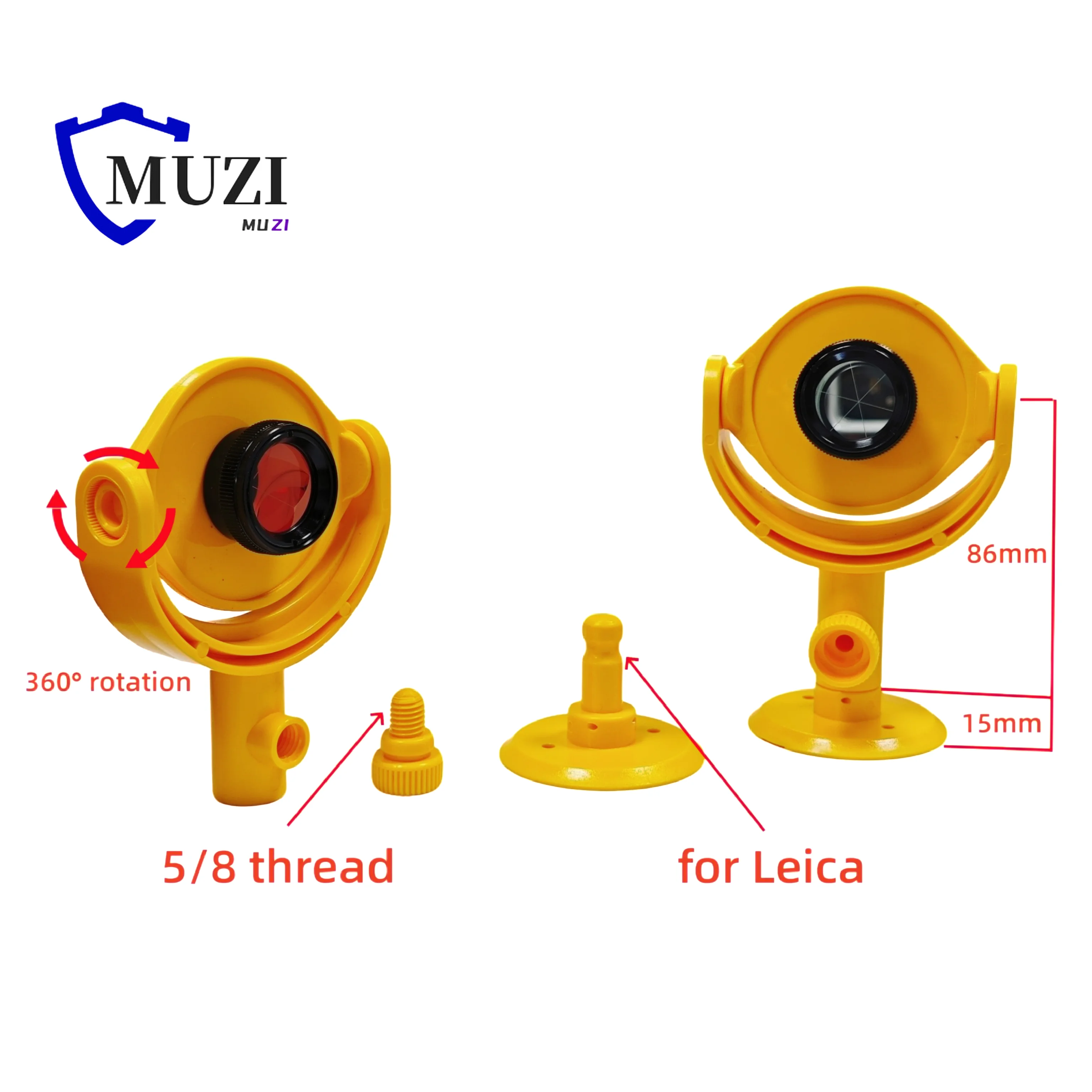 Mini Reflective Prism ADS109 Reflector Copper Silver Coated With Base For Topographic Geodetic Total Station Survey Equipment
Mini Reflective Prism ADS109 Reflector Copper Silver Coated With Base For Topographic Geodetic Total Station Survey Equipment