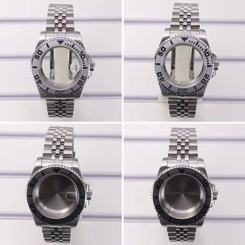 40mm Watch Case Bracelet Set Sapphire Glass For Seiko NH35 NH34 NH36 NH38 Miyota 8215 ETA 2824 Movement 28.5mm Dial YACHT-MASTER
40mm Watch Case Bracelet Set Sapphire Glass For Seiko NH35 NH34 NH36 NH38 Miyota 8215 ETA 2824 Movement 28.5mm Dial YACHT-MASTER