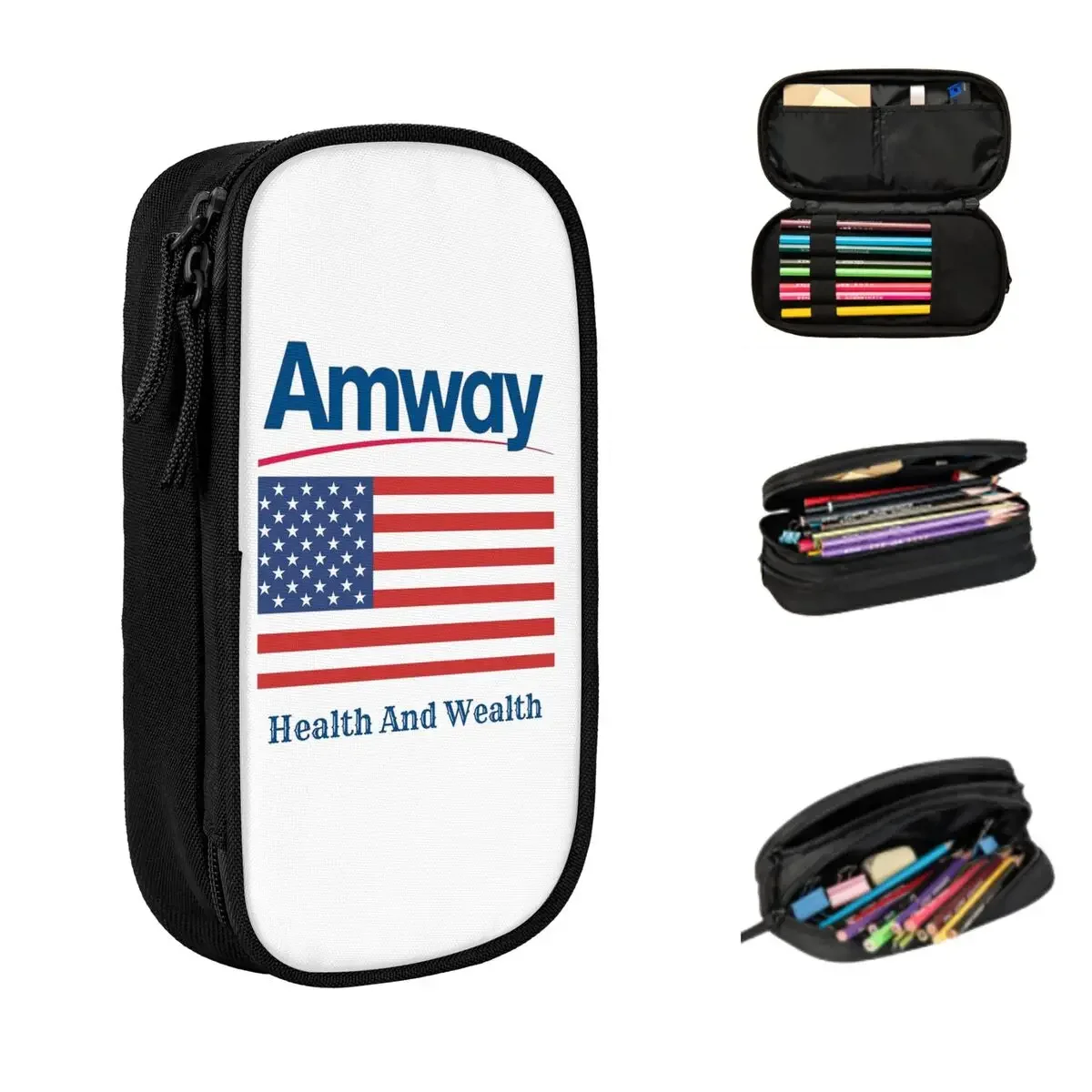 Amway T-Shirts USA Pencil Cases Big Capacity Pen Bags Pen Box Pencil Pouch For Boys Girls Students Stationery School Office
Amway T-Shirts USA Pencil Cases Big Capacity Pen Bags Pen Box Pencil Pouch For Boys Girls Students Stationery School Office