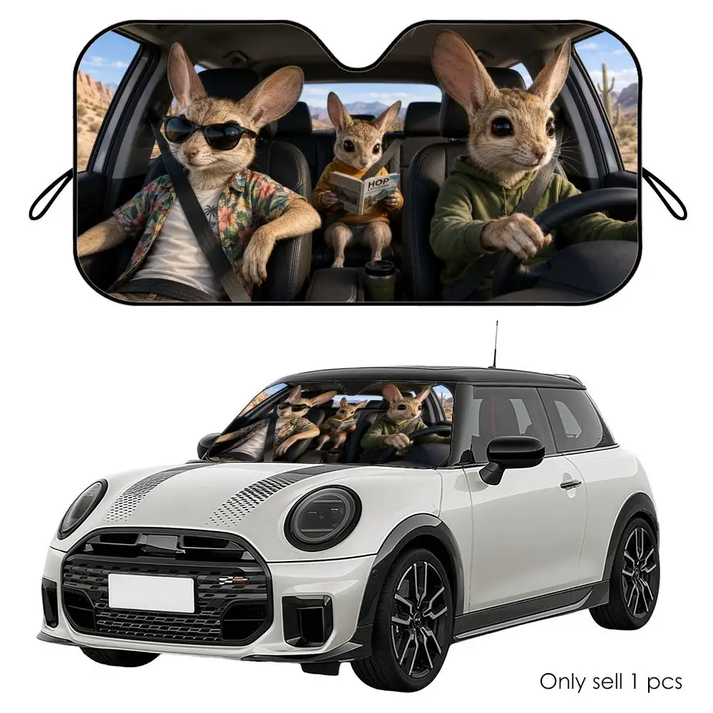 Jerboa Driving Travel Sun Visor Reusable Aluminum Foil Car Windshield Sun Visor UV Heat Insulation Cover Shade
Jerboa Driving Travel Sun Visor Reusable Aluminum Foil Car Windshield Sun Visor UV Heat Insulation Cover Shade
