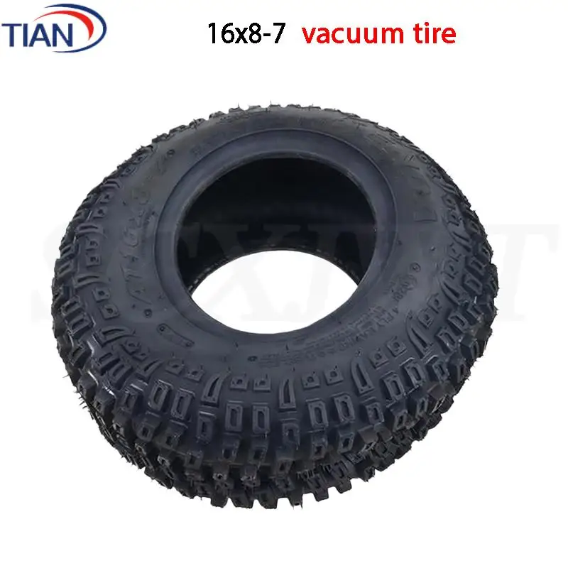 Universal 16X8-7 Vacuum Tires with Wheel Hub for ATV, UTV, Kart, and Sightseeing Car Applications
Universal 16X8-7 Vacuum Tires with Wheel Hub for ATV, UTV, Kart, and Sightseeing Car Applications