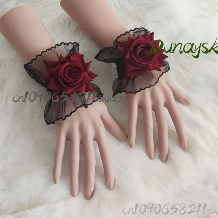 Lolita Wrist Cuffs - Elegant Lace Flower Hand Accessories Sweet Girls (Vintage Sleeve Trims Romantic Blouse Dress Embellishments
Lolita Wrist Cuffs - Elegant Lace Flower Hand Accessories Sweet Girls (Vintage Sleeve Trims Romantic Blouse Dress Embellishments