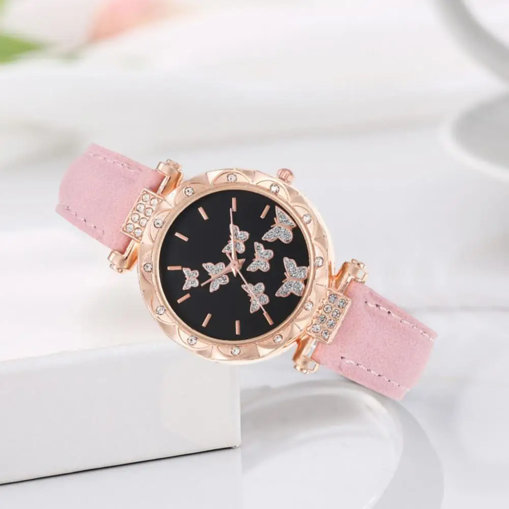 Women Butterflies Watch Set Butterflies Themed Jewelry Set Rhinestone Butterflies Women's Jewelry Set Watch for Birthday
Women Butterflies Watch Set Butterflies Themed Jewelry Set Rhinestone Butterflies Women's Jewelry Set Watch for Birthday