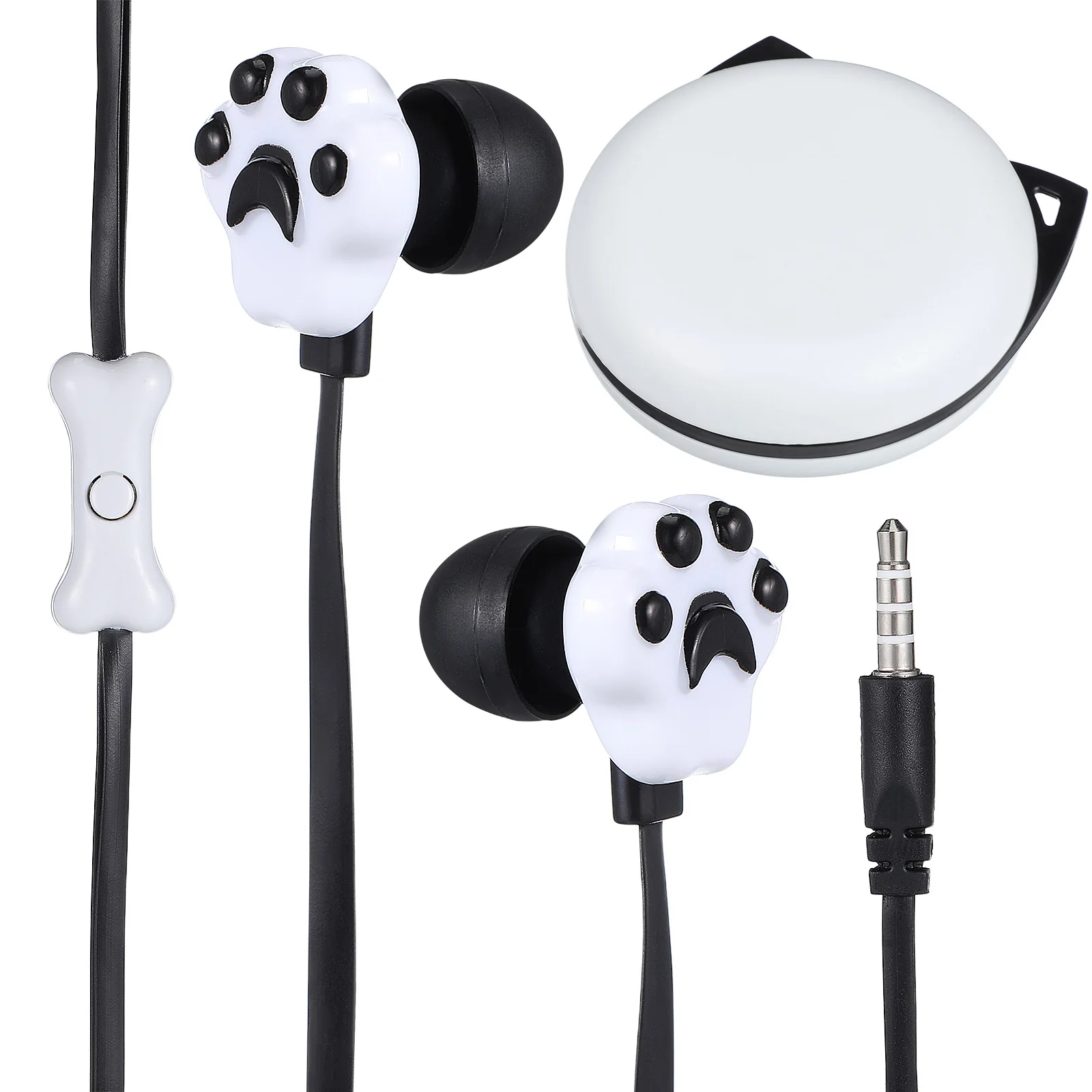 1pc Cat Paw Earphones Cartoon Headphones For Black Lightweight Comfortable Design Compatible With 3.5Mm Jack
1pc Cat Paw Earphones Cartoon Headphones For Black Lightweight Comfortable Design Compatible With 3.5Mm Jack