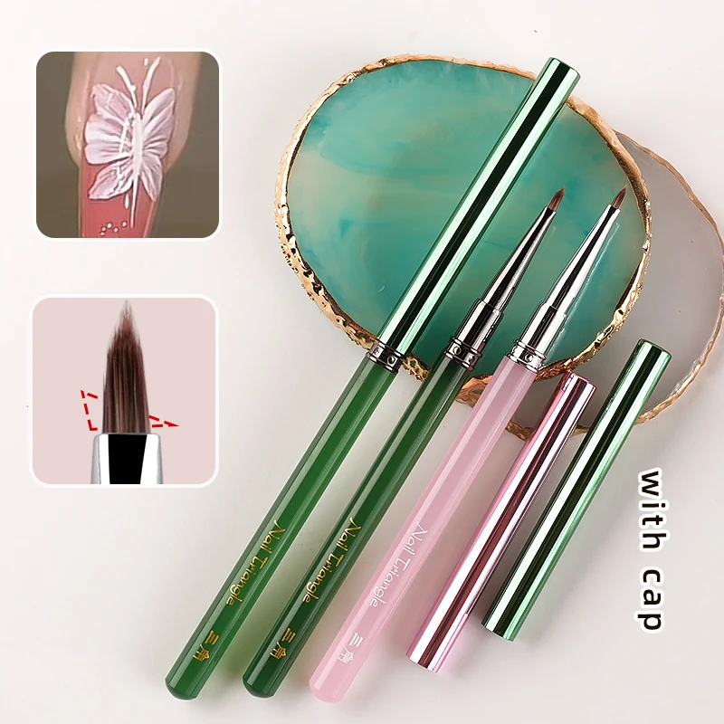 Sweet-Z 1Pcs Triangular Nail Brush Green Pink Color Handle Nail Art Brush Painting Drawing Pen Acrylic Gel UV Extension Tools
Sweet-Z 1Pcs Triangular Nail Brush Green Pink Color Handle Nail Art Brush Painting Drawing Pen Acrylic Gel UV Extension Tools