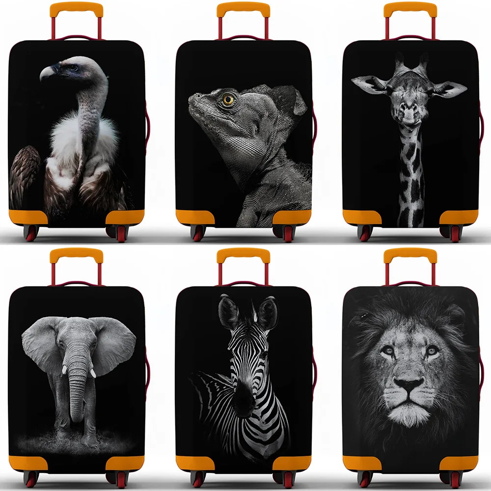 Black and White Animal Picture Suitcase Dust Cover, Thickened Case Cover, Air Layer Suitcase Protective Cover, Suitcase Cover.
Black and White Animal Picture Suitcase Dust Cover, Thickened Case Cover, Air Layer Suitcase Protective Cover, Suitcase Cover.